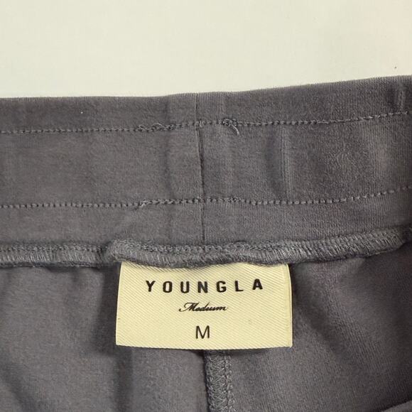 YoungLA M Men Bodybuilding Short Shorts Athletic Gym Training Pockets Gray - Picture 3 of 11